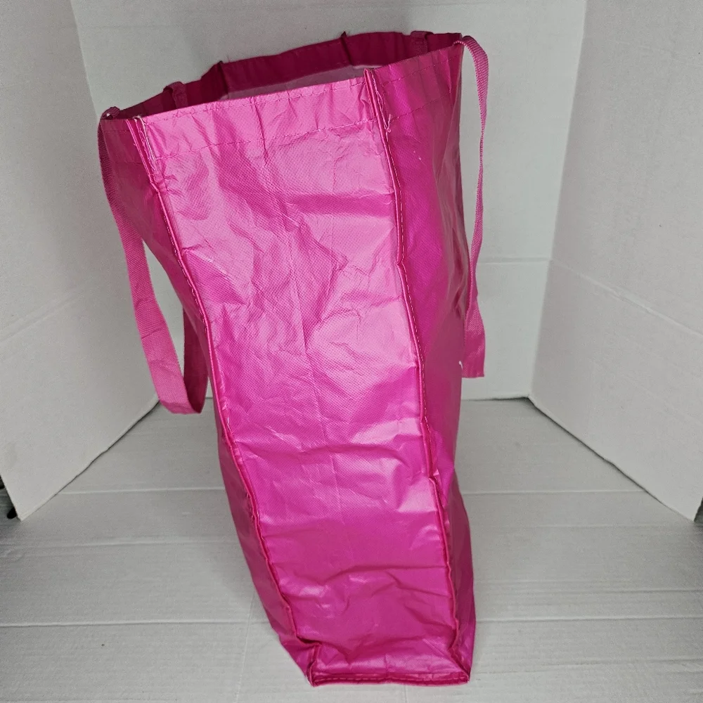 Vera Bradley PTP Bags Large Hot Pink Barbie Shopping Reusable Eco Friendly Tote